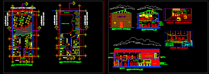 Discotheque, Guatemala DWG Plan for AutoCAD