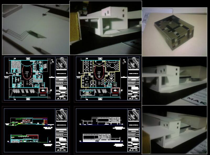 Discotheque DWG Block for AutoCAD