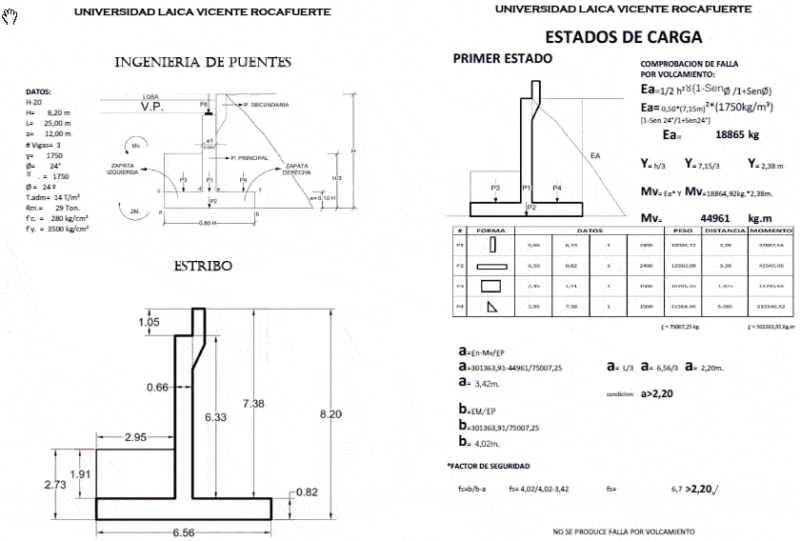 DiseÑO Y CÁLculo Para Puente PDF (Document)
