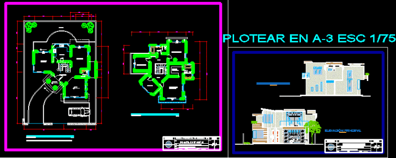 Distribution And Elevations DWG Elevation for AutoCAD