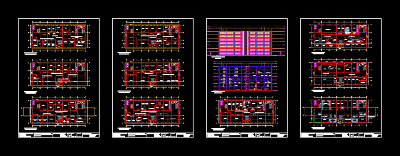 District Administration Complex DWG Block for AutoCAD