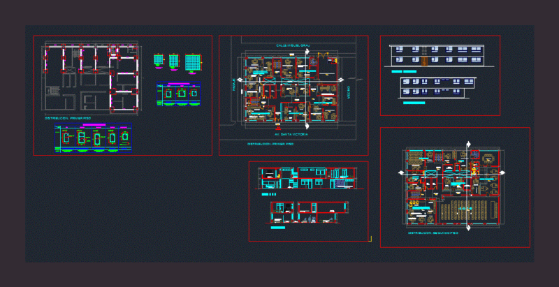 District Municipality DWG Block for AutoCAD