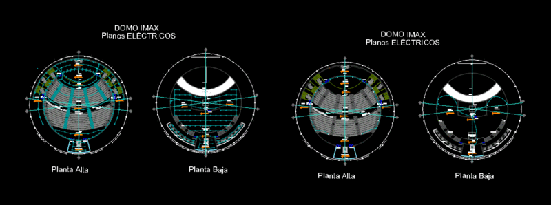 Domo Imax DWG Block for AutoCAD