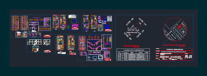 Drawings Family DWG Plan for AutoCAD