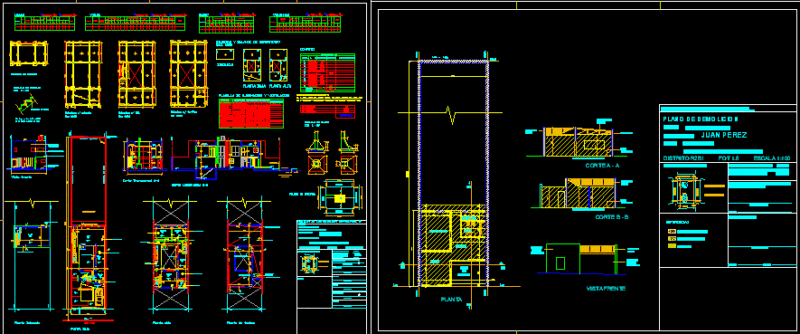 Duplex – Demolition Plane DWG Full Project for AutoCAD