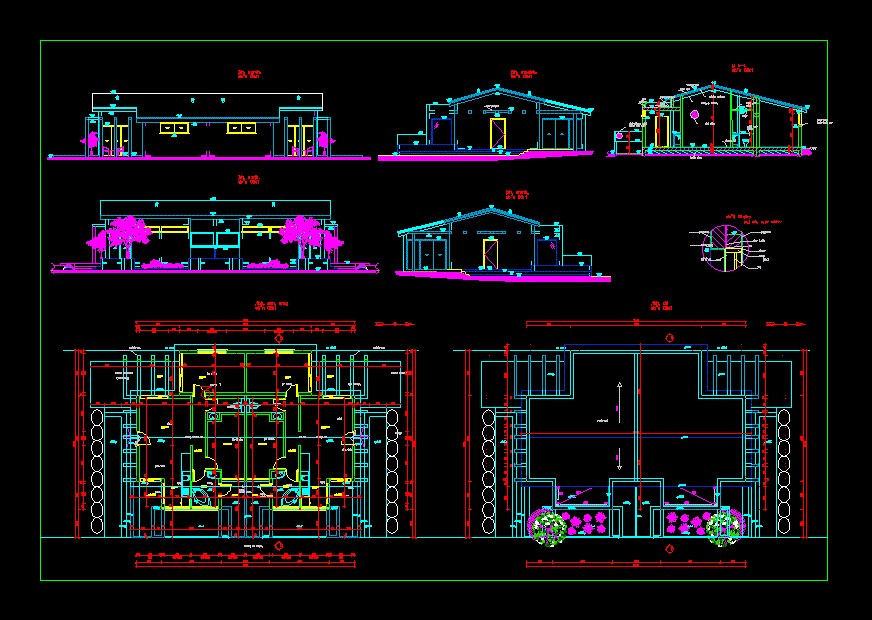 Duplex Apartment DWG Plan for AutoCAD – Designs CAD