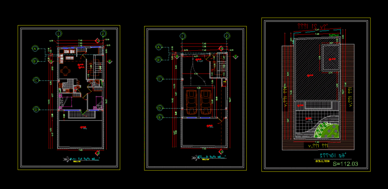 Duplex DWG Block for AutoCAD
