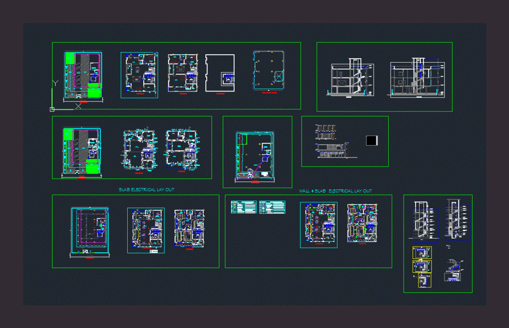 Duplex DWG Elevation for AutoCAD