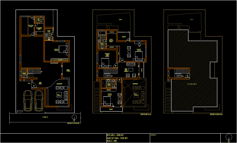 Duplex House DWG Block for AutoCAD • Designs CAD