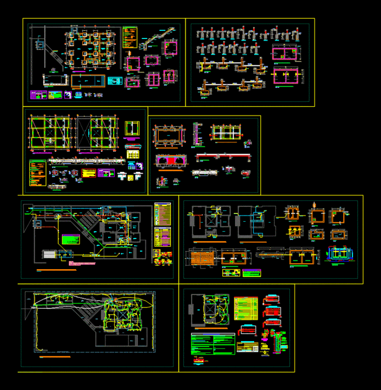 Dwelling DWG Full Project for AutoCAD