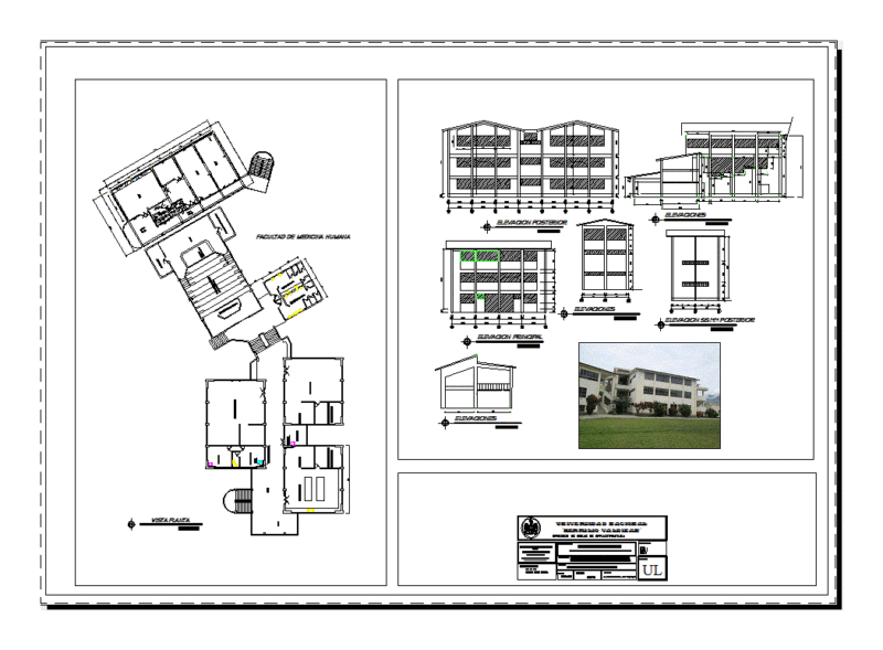 Eap Faculty Medicine – Unheval DWG Block for AutoCAD