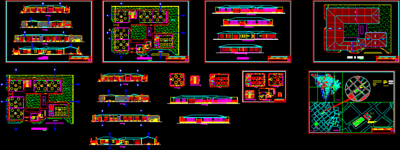 Early Education Center DWG Block for AutoCAD
