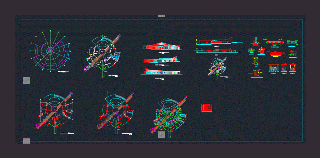 Earth Termial DWG Detail for AutoCAD