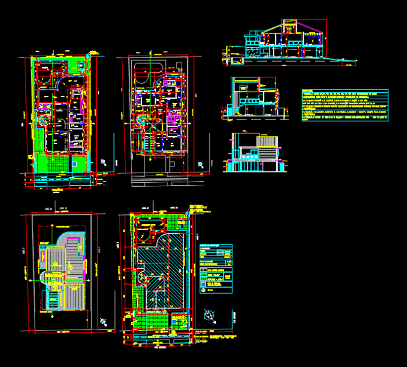 Earthly House DWG Block for AutoCAD