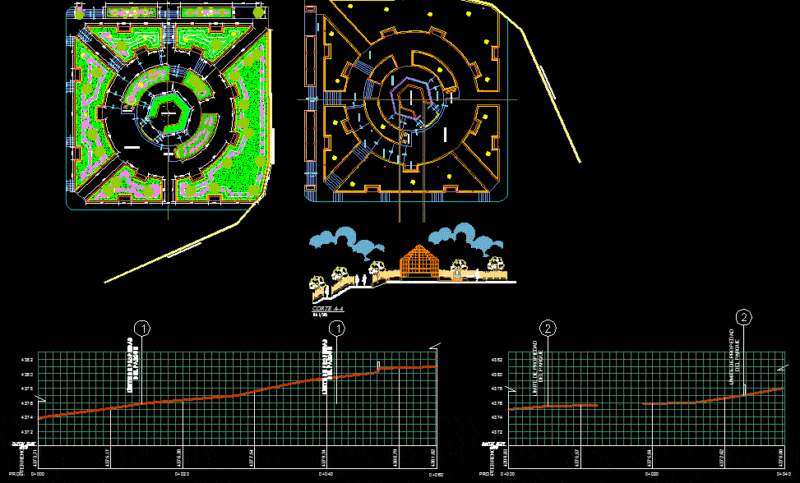 Ecological Park DWG Block for AutoCAD