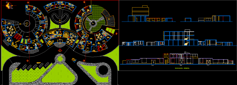 Ecological Refuje DWG Section for AutoCAD
