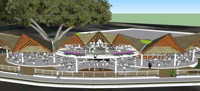 Ecological Restaurant 3D SKP Full Project for SketchUp â€¢ Designs CAD