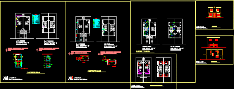 Economical Housing DWG Block for AutoCAD