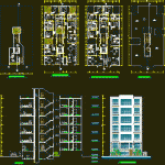 Edificio De Departamentos DWG Block for AutoCAD