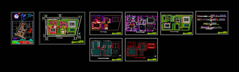 Educational Institution DWG Block for AutoCAD