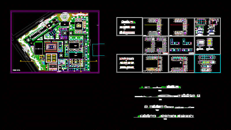 Educational Institution DWG Elevation for AutoCAD