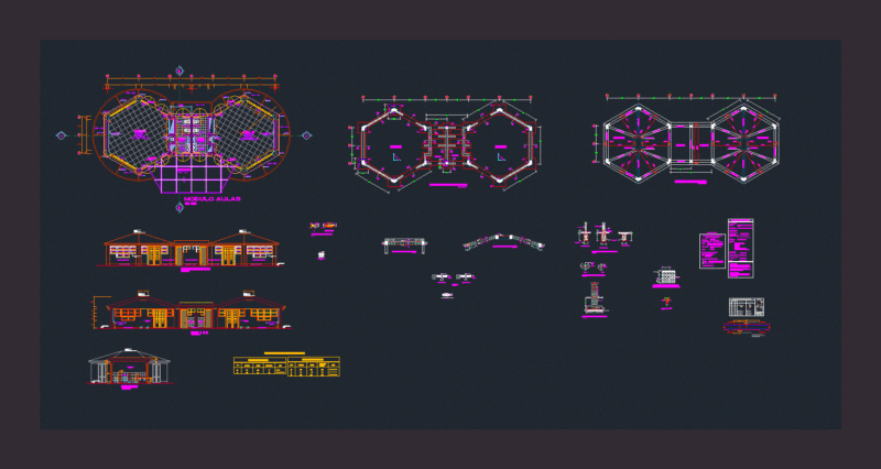 Educational Institution Project DWG Full Project for AutoCAD