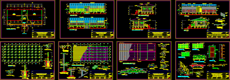 Educational Module DWG Block for AutoCAD