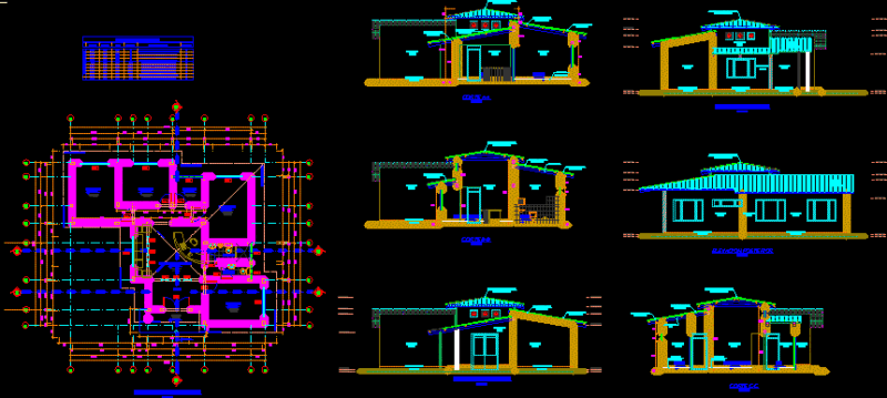 Educational Offices DWG Full Project for AutoCAD