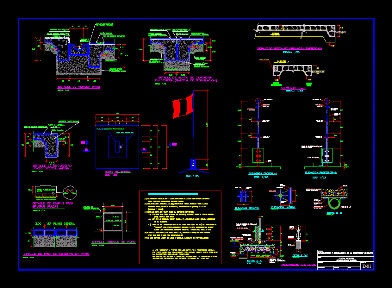 Educational Project DWG Full Project for AutoCAD
