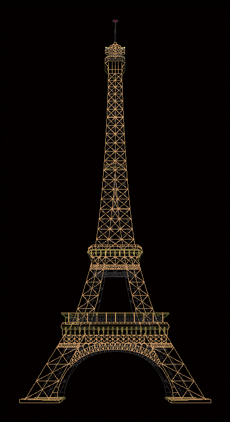 Eiffel Tower DWG Model for AutoCAD • Designs CAD