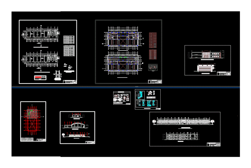 Elementary And Secondary School DWG Block for AutoCAD