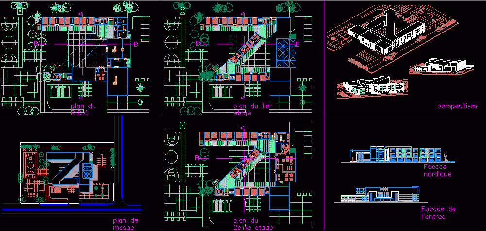 Elementary School DWG Plan for AutoCAD â€¢ Designs CAD