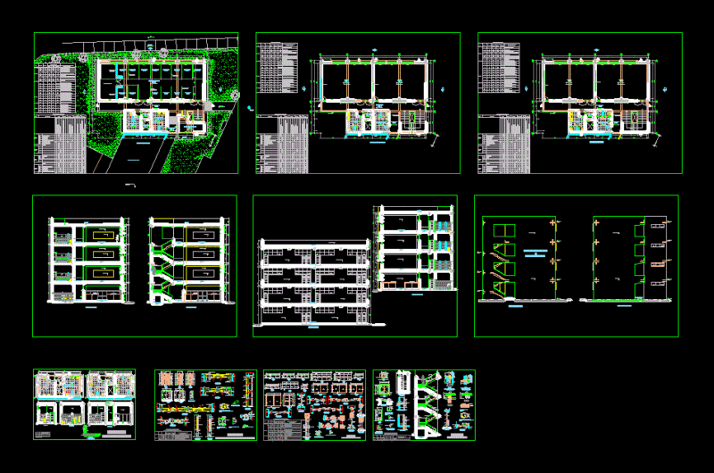 Enlargement Of The Law School Unprg DWG Block for AutoCAD