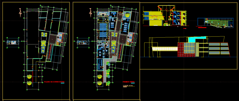 Environmental Promotion Center DWG Full Project for AutoCAD