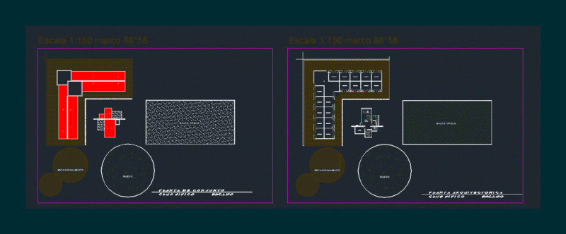Equestrian Club DWG Block for AutoCAD