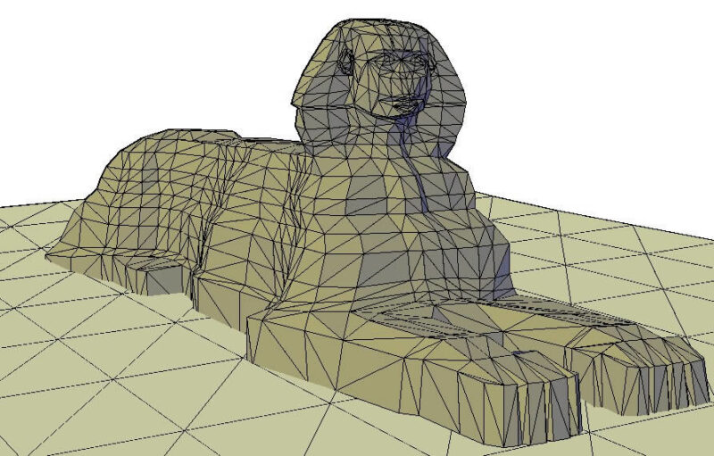Esfinge Egipcia DWG Block for AutoCAD