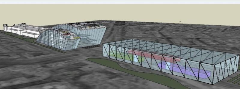 Estacion 3D SKP Model for SketchUp