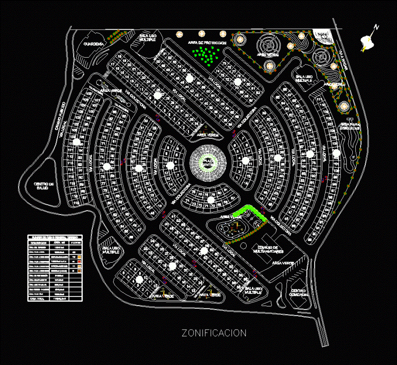 Estate DWG Block for AutoCAD