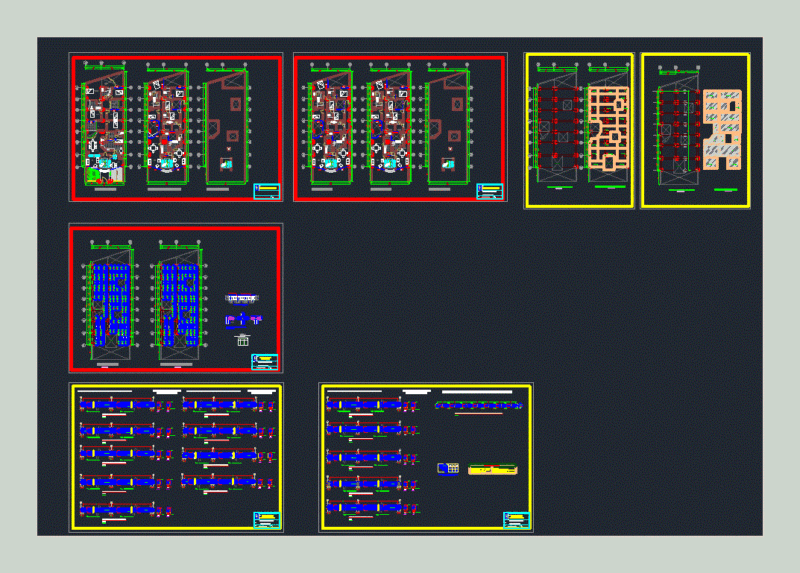 Estrcutural Building Design DWG Block for AutoCAD