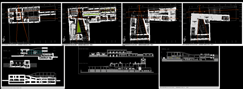 Etnographic Museum 2D DWG Design Section for AutoCAD