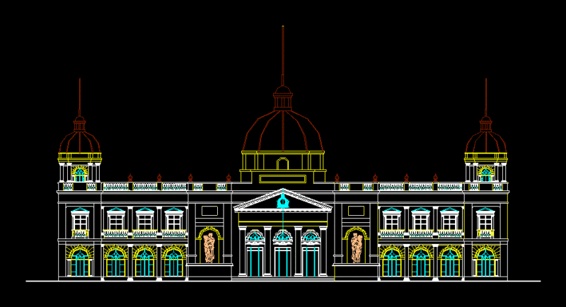 European DWG Block for AutoCAD