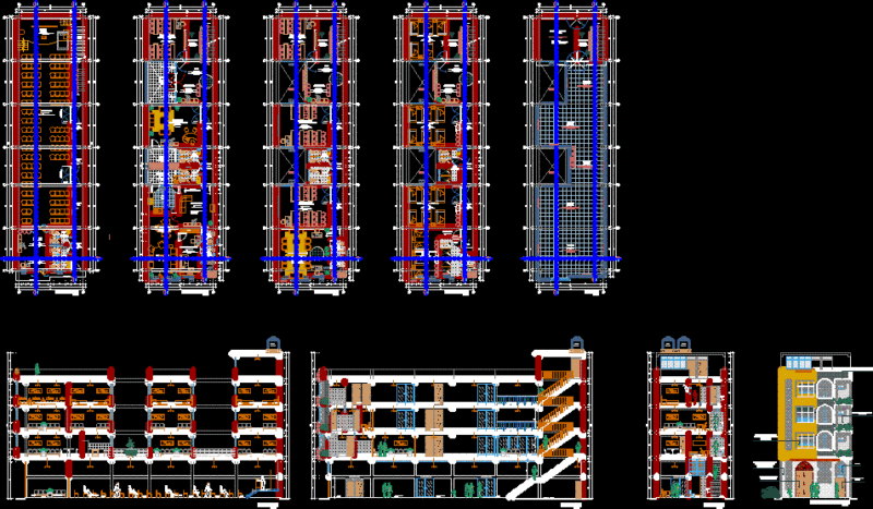 Evangelical Church DWG Block for AutoCAD