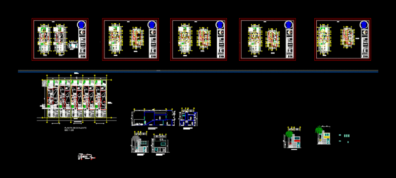 Evolutionary Housing DWG Block for AutoCAD