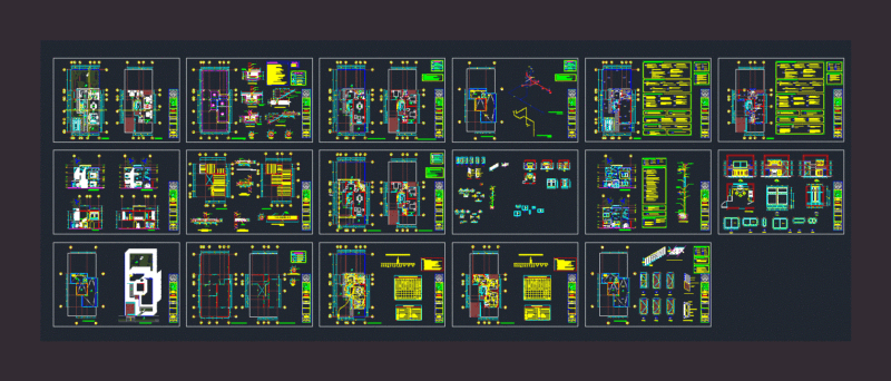 Executive Housing Project DWG Full Project for AutoCAD