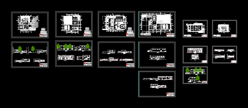 Exhibition Hall DWG Detail for AutoCAD