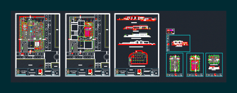 Exhibition Halls DWG Full Project for AutoCAD