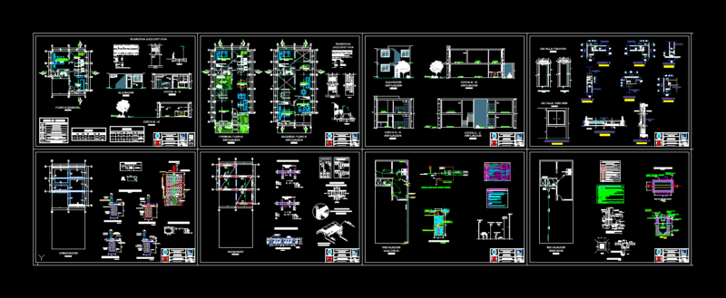 Expandable House DWG Detail for AutoCAD