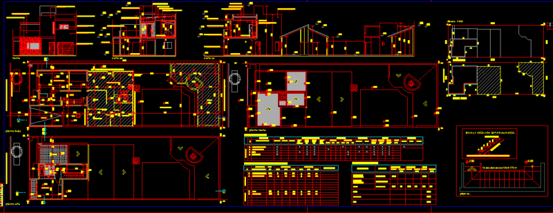 Expanding Family House DWG Block for AutoCAD