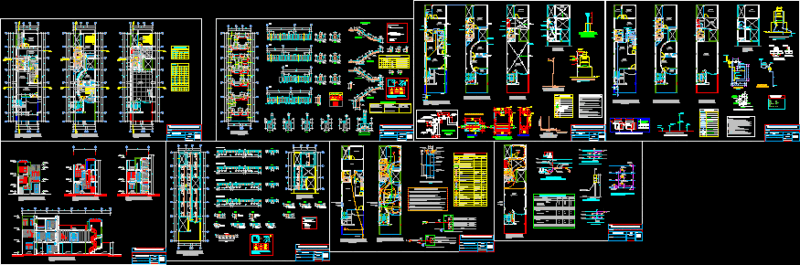Expanding Family House DWG Full Project for AutoCAD