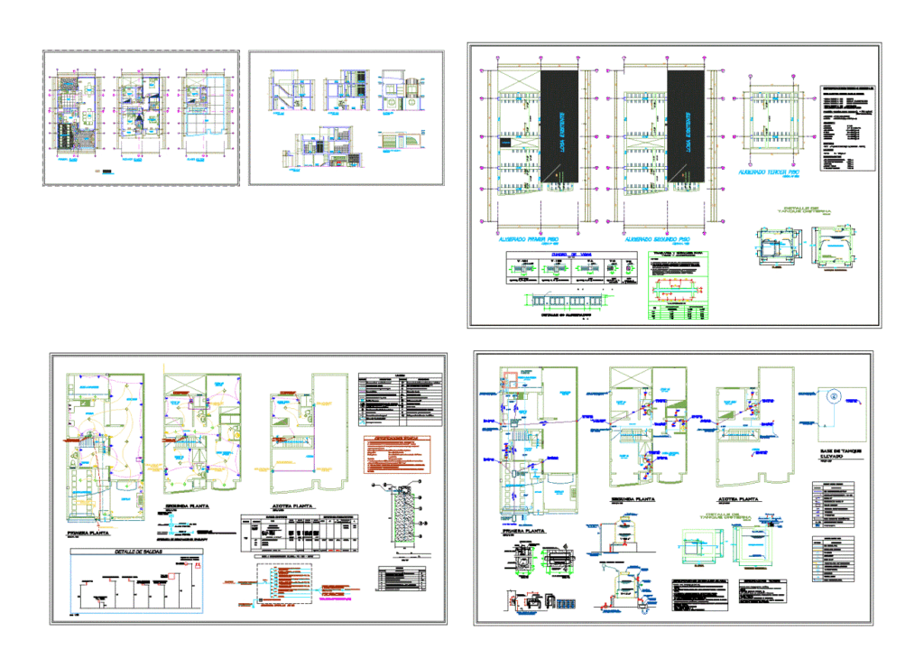 Extended Family House DWG Plan for AutoCAD